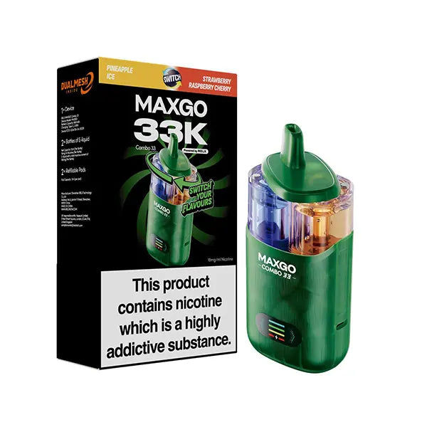 RELX MAXGO Combo 33K Prefilled & Reusable Pod Kit