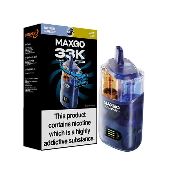 RELX MAXGO Combo 33K Prefilled & Reusable Pod Kit