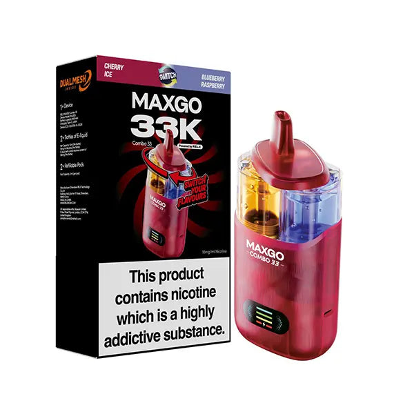 RELX MAXGO Combo 33K Prefilled & Reusable Pod Kit
