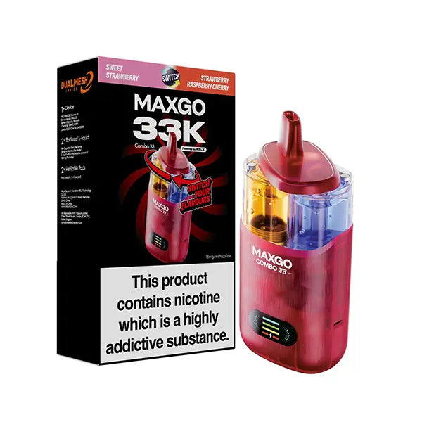 RELX MAXGO Combo 33K Prefilled & Reusable Pod Kit