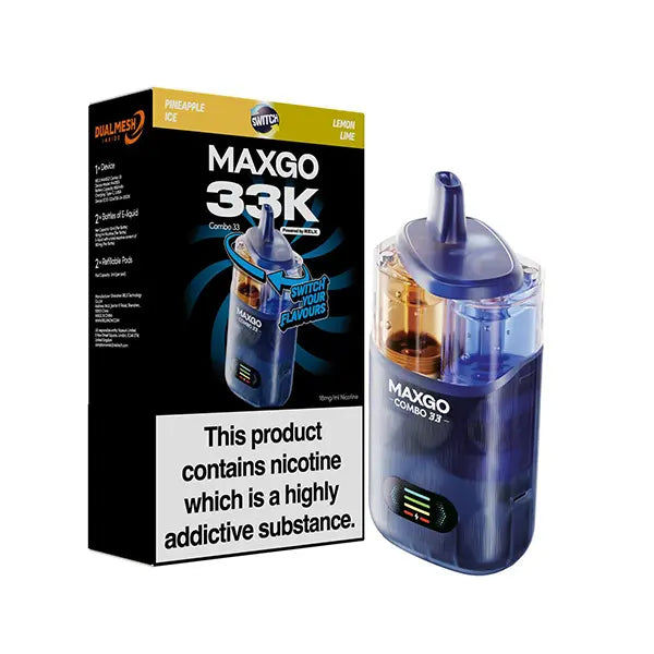 RELX MAXGO Combo 33K Prefilled & Reusable Pod Kit