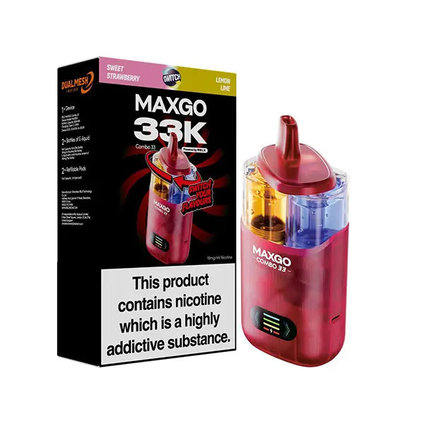 RELX MAXGO Combo 33K Prefilled & Reusable Pod Kit