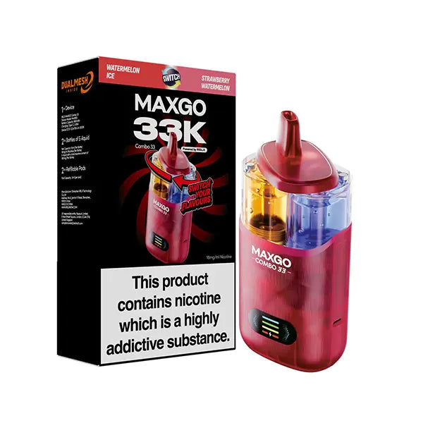 RELX MAXGO Combo 33K Prefilled & Reusable Pod Kit