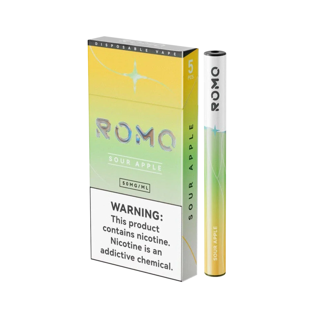 Romo 200 Puffs Disposable Vape 5PK