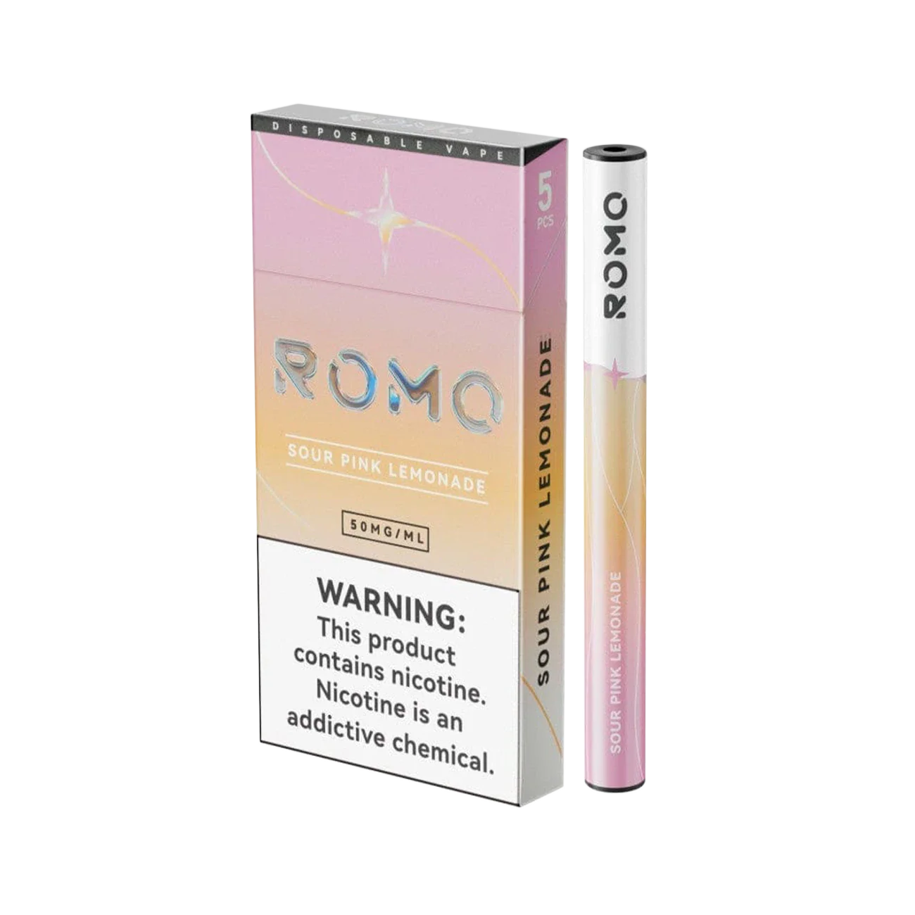 Romo 200 Puffs Disposable Vape 5PK