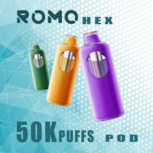 Romo Hex 50K Puffs Pod Einweg-E-Zigarette