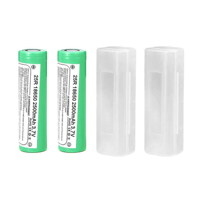 SAMSUNG 25R - Packung mit 2 Akkus 18650 2500 mAh 