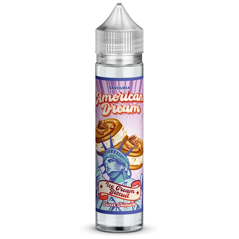SAVOUREA American Dream Ice Cream Biscuit - E-liquide 50ml/100ml