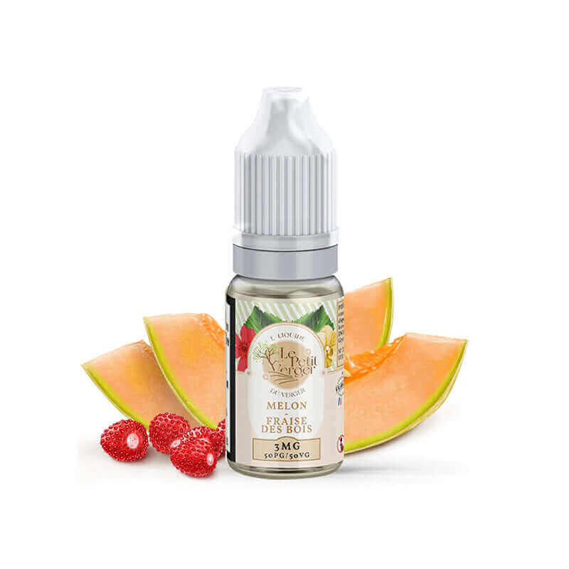 SAVOUREA Le Petit Verger Melon &amp; Fraise des Bois – E-Liquid 10 ml