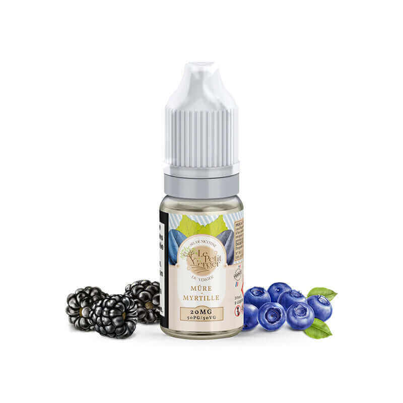 SAVOUREA Le Petit Verger Mûre Myrtille – E-Liquid 10 ml