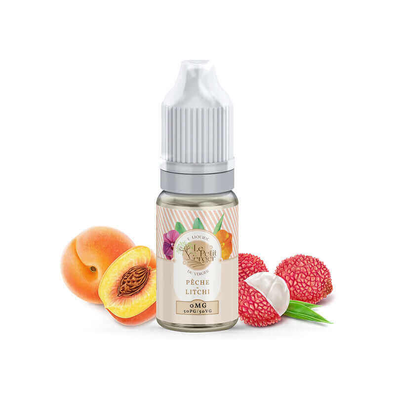 SAVOUREA Le Petit Verger Pêche Litchi – E-Liquid 10 ml