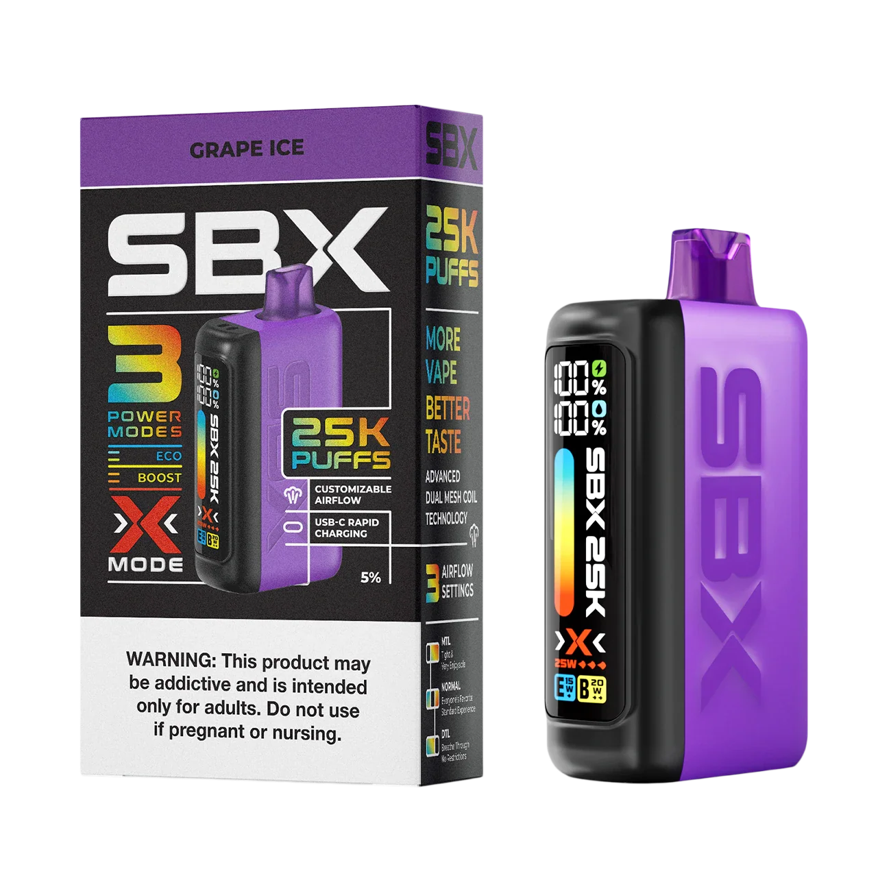 SBX 25K Puffs Disposable Vape