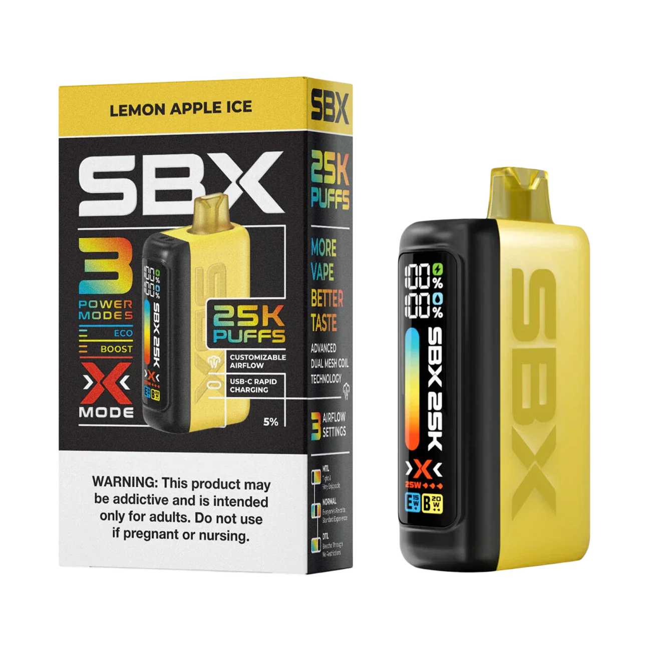 SBX 25K Puffs Einweg-E-Zigarette
