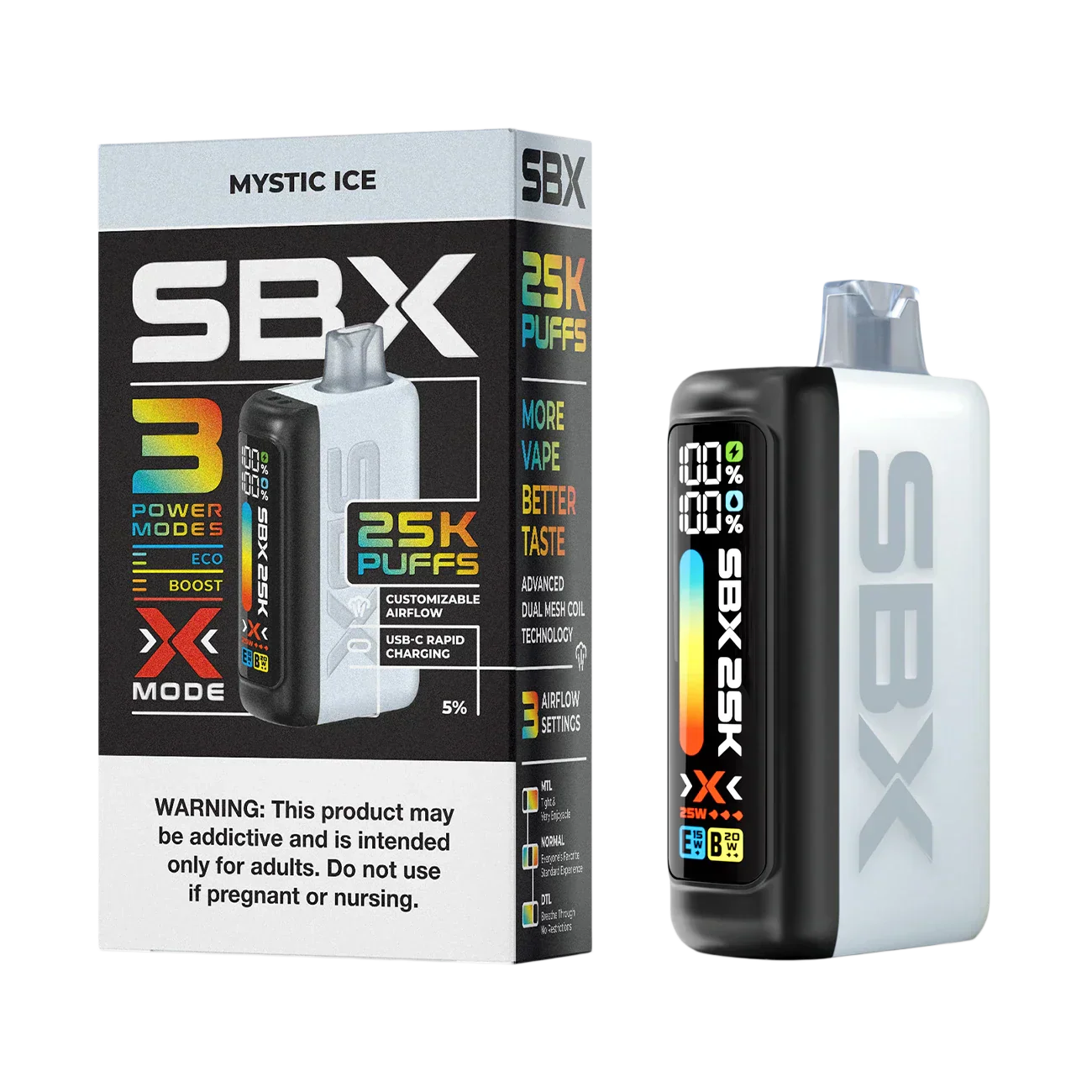 SBX 25K Puffs Einweg-E-Zigarette
