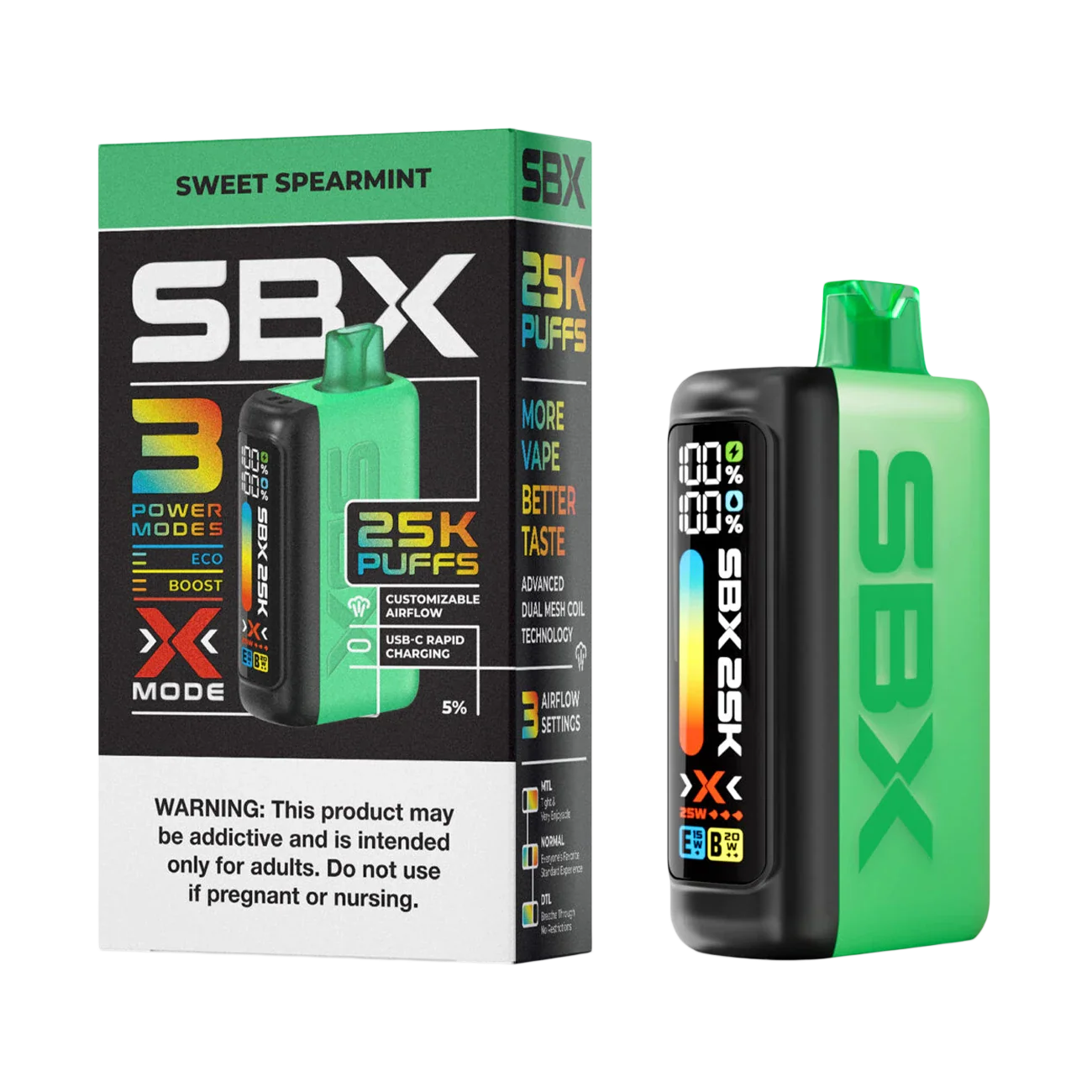 SBX 25K Puffs Disposable Vape