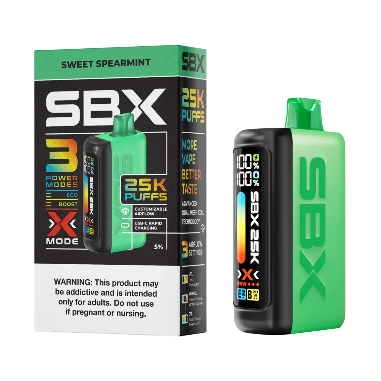 SBX 25K Puffs Einweg-E-Zigarette
