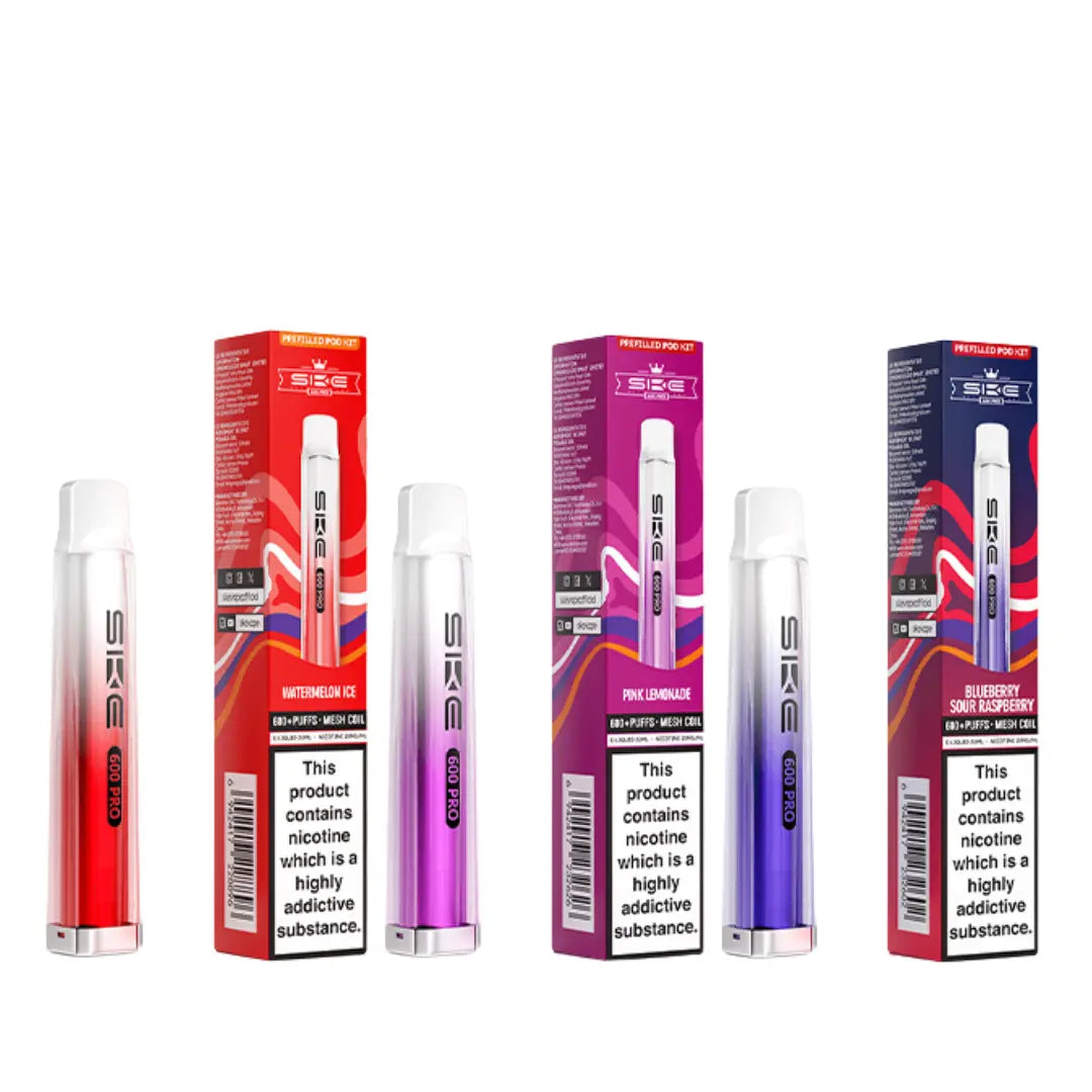 SKE Crystal 600 Pro Prefilled & Reusable Pod Kit