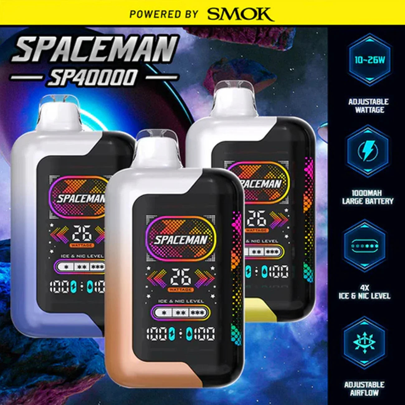 Spaceman SP40000 Einweg-E-Zigarette