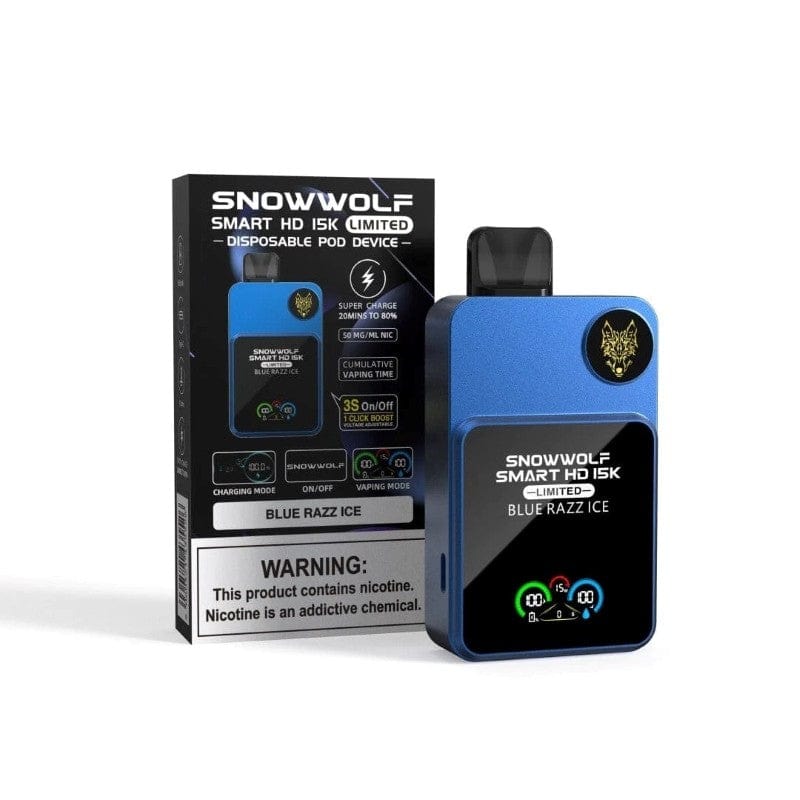 SnowWolf Smart HD 15K Einweg-E-Zigarette (5 %, 15000 Züge)