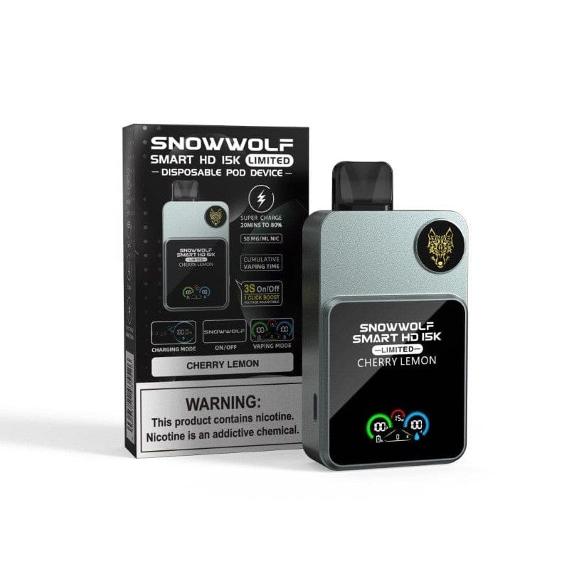 SnowWolf Smart HD 15K Einweg-E-Zigarette (5 %, 15000 Züge)