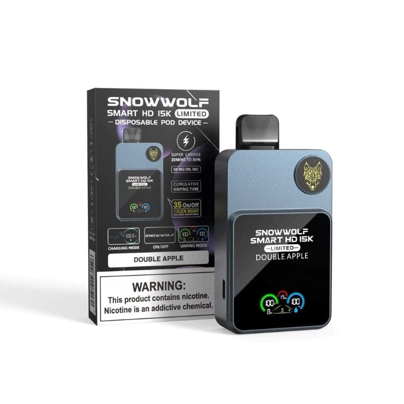 SnowWolf Smart HD 15K Einweg-E-Zigarette (5 %, 15000 Züge)