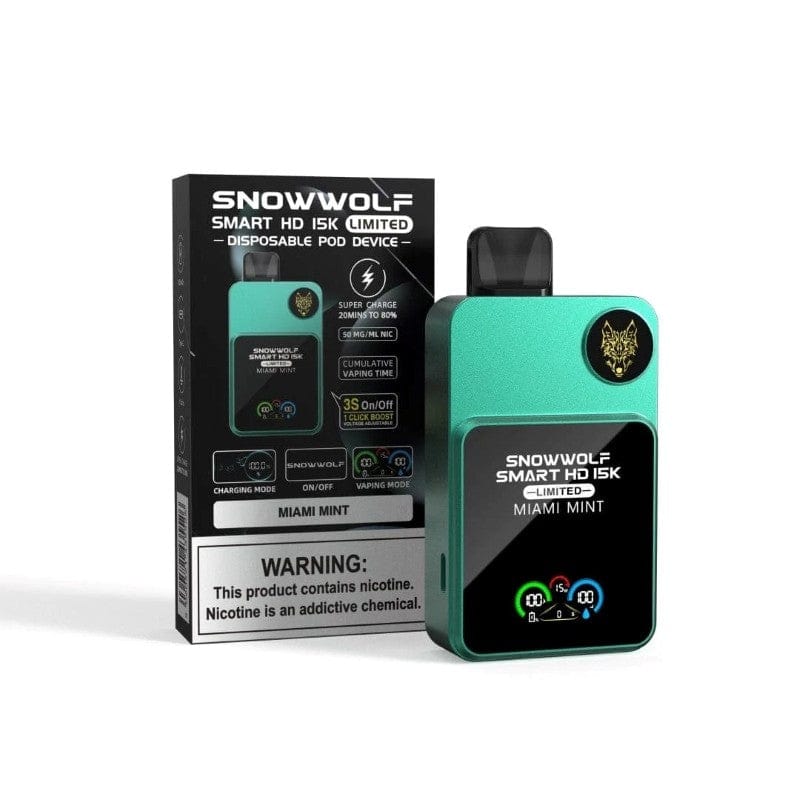 SnowWolf Smart HD 15K Einweg-E-Zigarette (5 %, 15000 Züge)