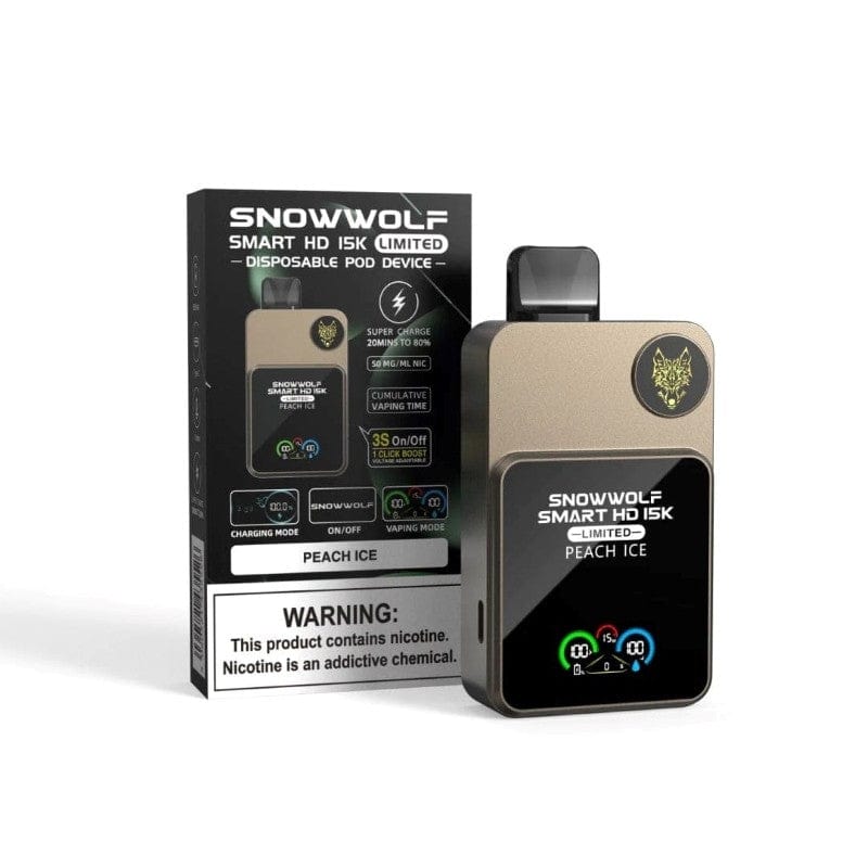 SnowWolf Smart HD 15K Einweg-E-Zigarette (5 %, 15000 Züge)