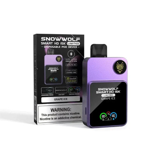 SnowWolf Smart HD 15K Einweg-E-Zigarette (5 %, 15000 Züge)