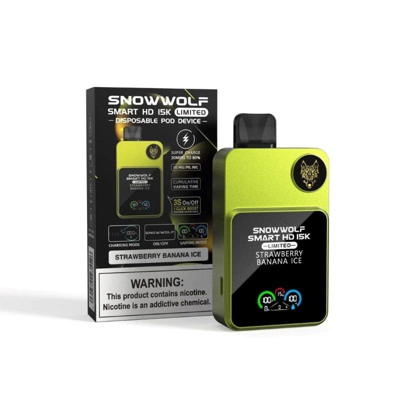 SnowWolf Smart HD 15K Einweg-E-Zigarette (5 %, 15000 Züge)
