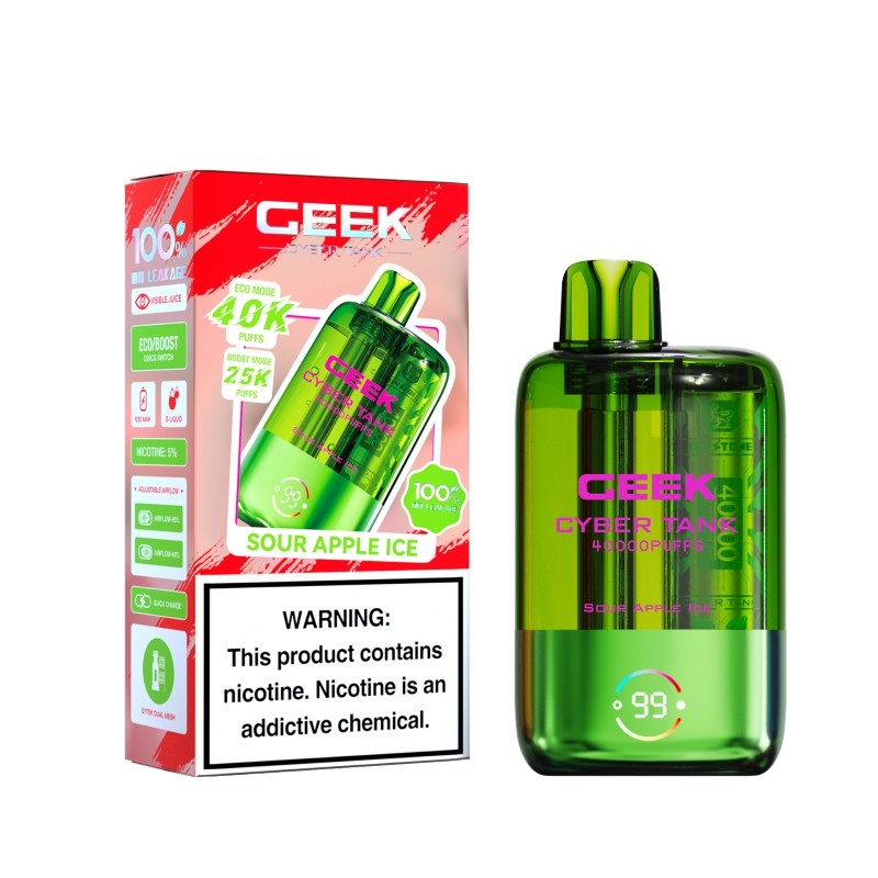Ceek Cyber ​​Visible Tank 40K Einweg-E-Zigarette 5%
