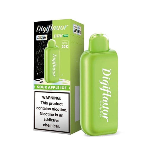 Sour Apple Ice - Geek Bar Digiflavor BRK 20k Disposable Pod