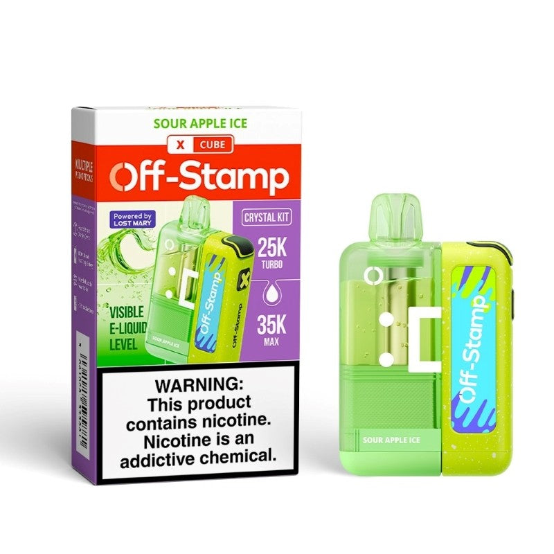 Off-Stamp X Cube Crystal Cube 35K Einweg-Vape 17ml 5%