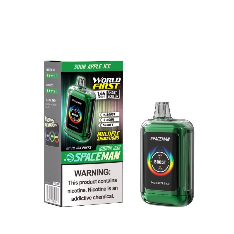 Spaceman Curve 18K Einweg-E-Zigarette 16,5 ml