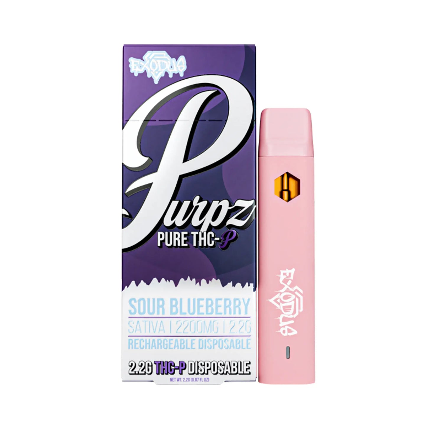 Exodus Purpz Pure THC-P Einweg-Vape 2,2 g