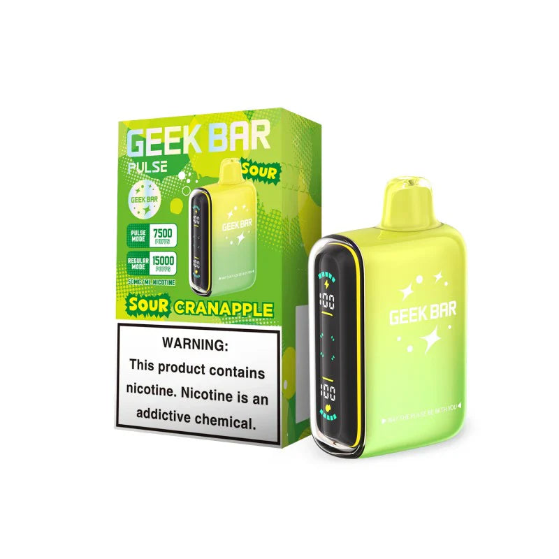 Sour Cranapple Geek Bar Pulse 15000