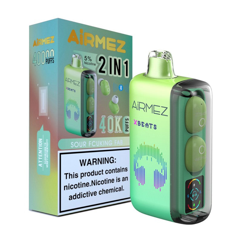 AiRMEZ Xbeats 40K Disposable Vape 20ml .5%