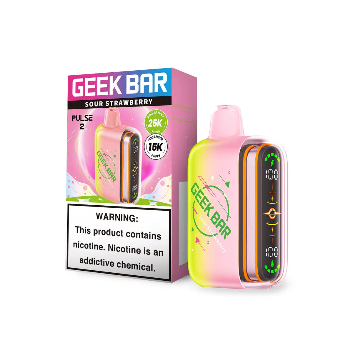 Sour Strawberry - Geek Bar Pulse 2 25K Disposable Vape