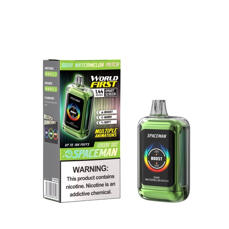 Spaceman Curve 18K Einweg-E-Zigarette 16,5 ml