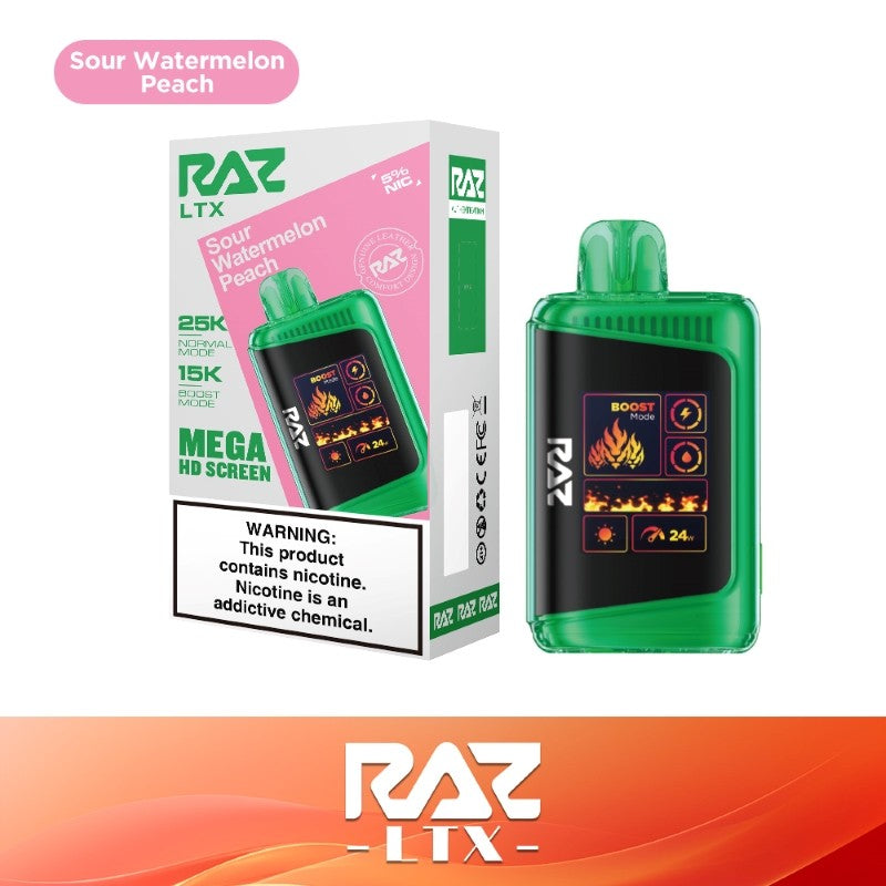 RAZ LTX 25K Disposable Vape 16ml 5%