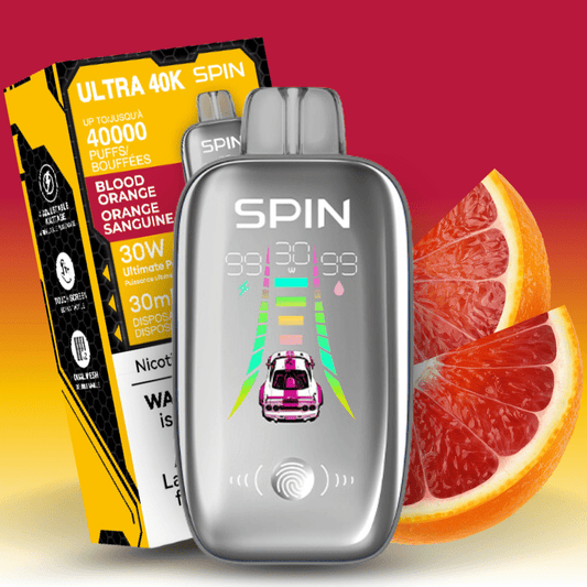 Spin Ultra 40k Einweg-E-Zigarette – Blutorange