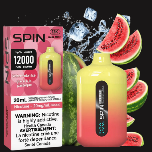 Spin Vape 12.000 Einweg-E-Zigarette – Wassermeloneneis