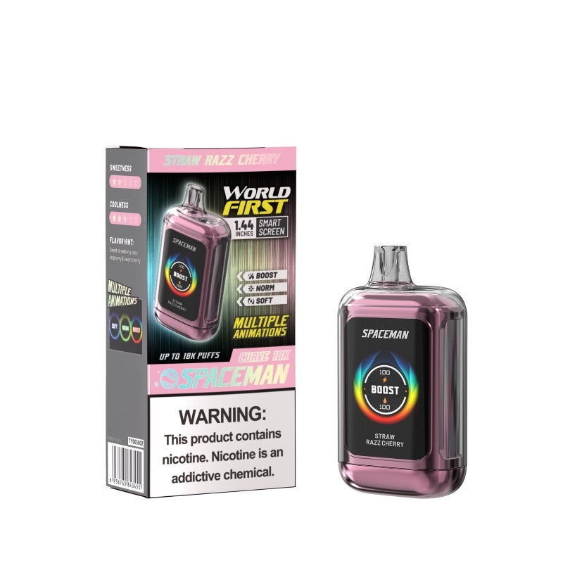 Spaceman Curve 18K Einweg-E-Zigarette 16,5 ml