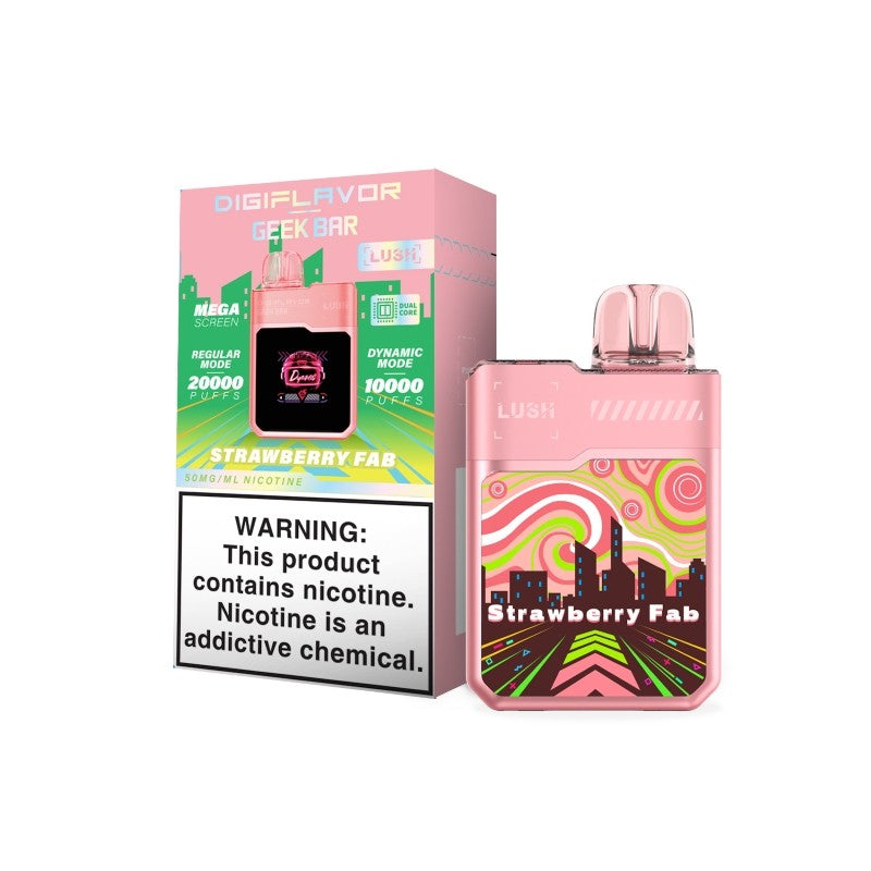 Digiflavor x Geek Bar Lush 20K Disposable Vape (5%. 20ml)