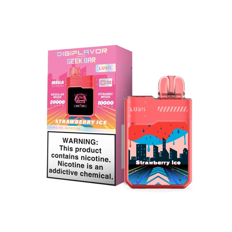 Digiflavor x Geek Bar Lush 20K Disposable Vape (5%. 20ml)