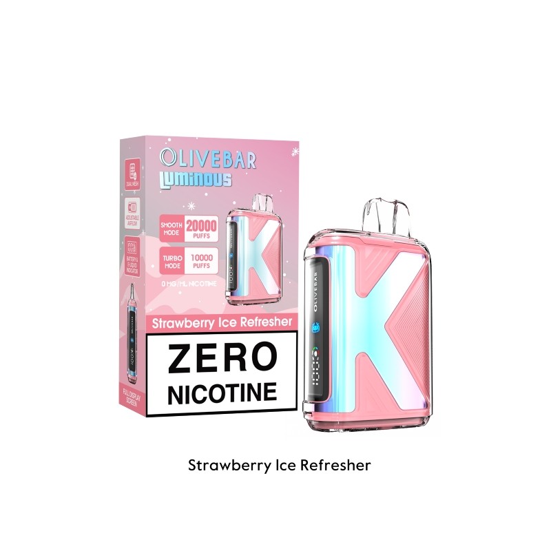 Olive Bar Luminous 20K Nicotine Free Disposable Vape 0%