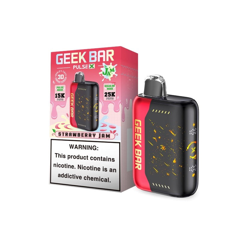 Geek Bar Pulse X 25K Jam Edition Disposable Vape 18ml 5%