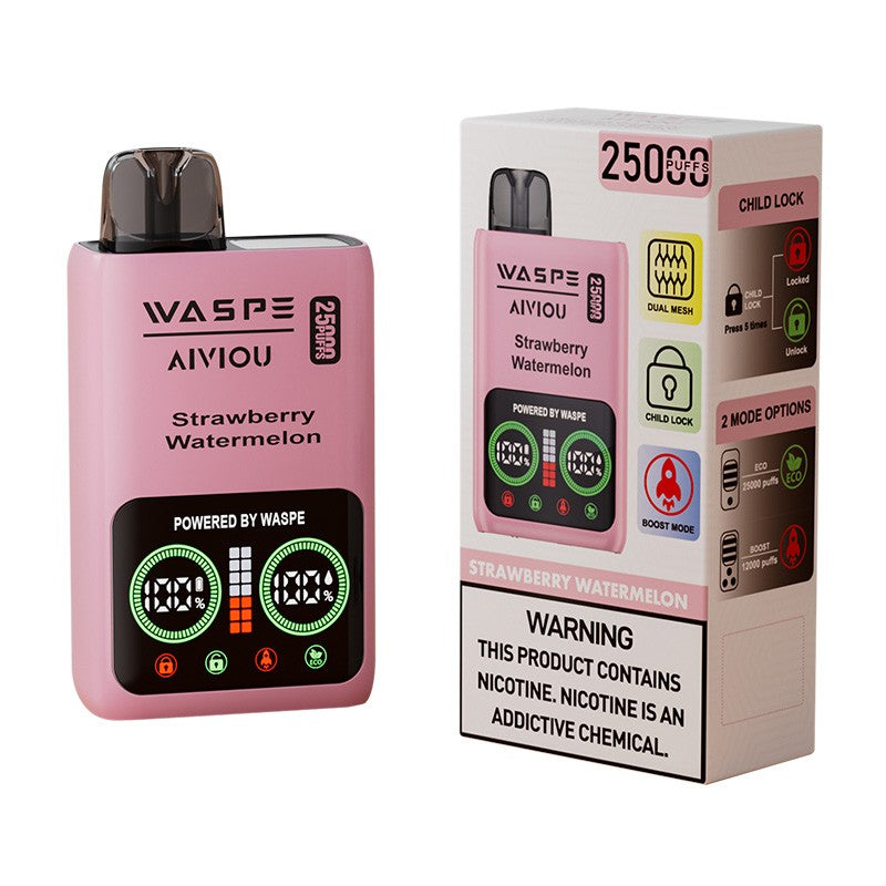 WASPE  Aiviou 25000 Puffs Disposable Vape 25ml 650mah 10 Flavors