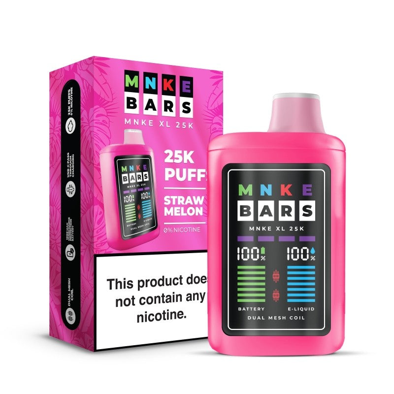 MNKE Bars XL 25K Nikotinfreie Einweg-E-Zigarette 18 ml