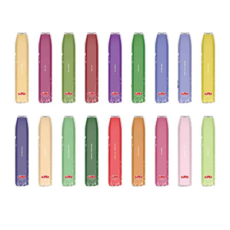 Super Stix 600 Einweg-E-Zigarette 20 mg 2 ml TPD UK