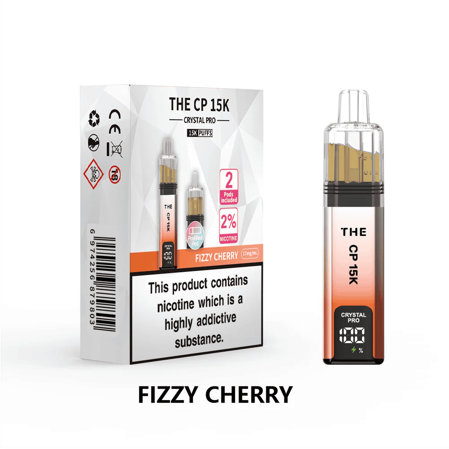 The Crystal Pro CP 15k Prefilled Pod Vape Kit - Box of 5